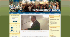 Desktop Screenshot of firstpentecostalsulphur.com